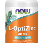 NOW Foods L-OptiZinc 30mg 100 Veg Capsules