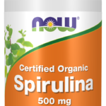 NOW Foods Certified Organic Spirulina 500mg 100 Tabs