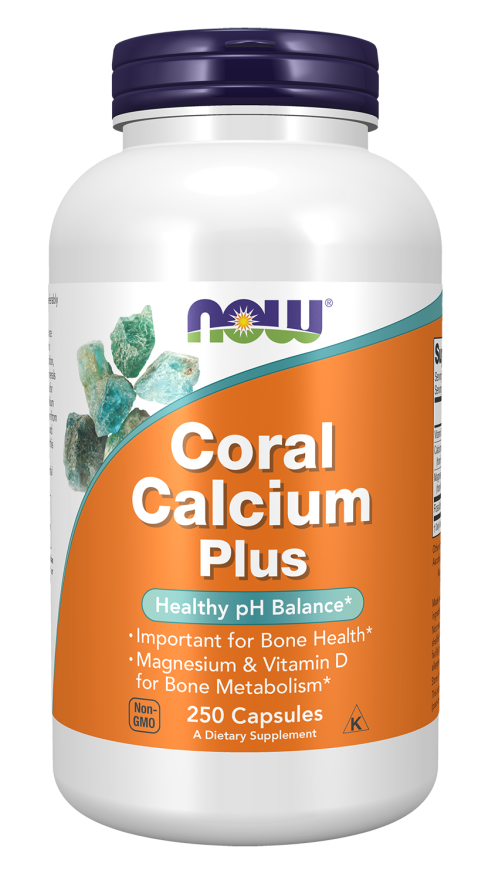 NOW Foods Coral Calcium Plus 250 Veg Caps