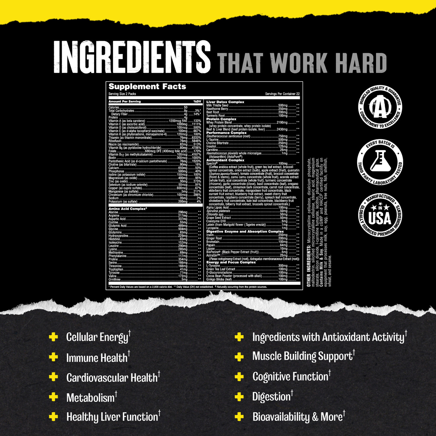 Universal Nutrition Animal Pak 44 Packs - Image 4