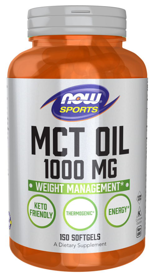 NOW FOODS MCT OIL 1000mg 150 Softgels