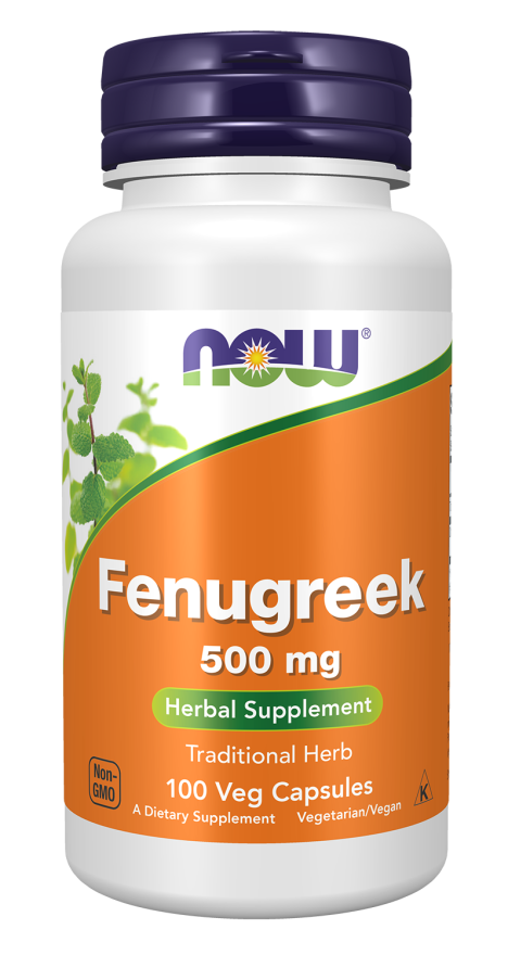 NOW Foods Fenugreek 500mg 100 Caps