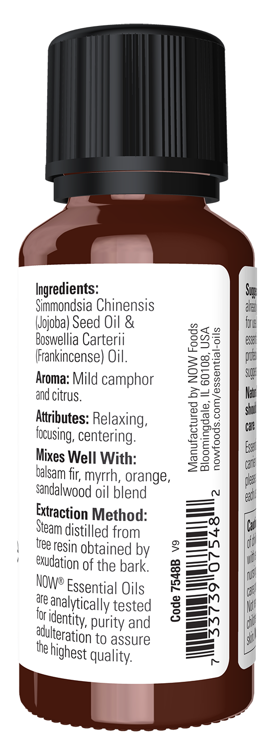 NOW Foods Frankincense 20% Oil Blend 1 fl oz - Image 3