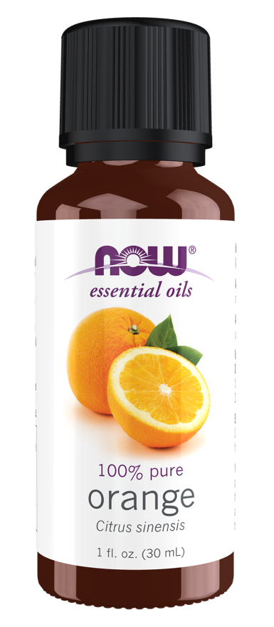 NOW Foods Orange Oil 100% Pure 1oz & 4oz. Bottle