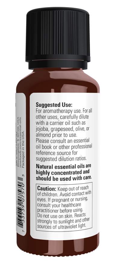 NOW Foods Orange Oil 100% Pure 1oz & 4oz. Bottle - Image 3