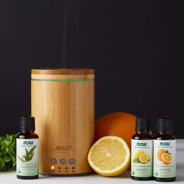 NOW Foods Ultrasonic Real Bamboo Oil Diffuser - Image 6