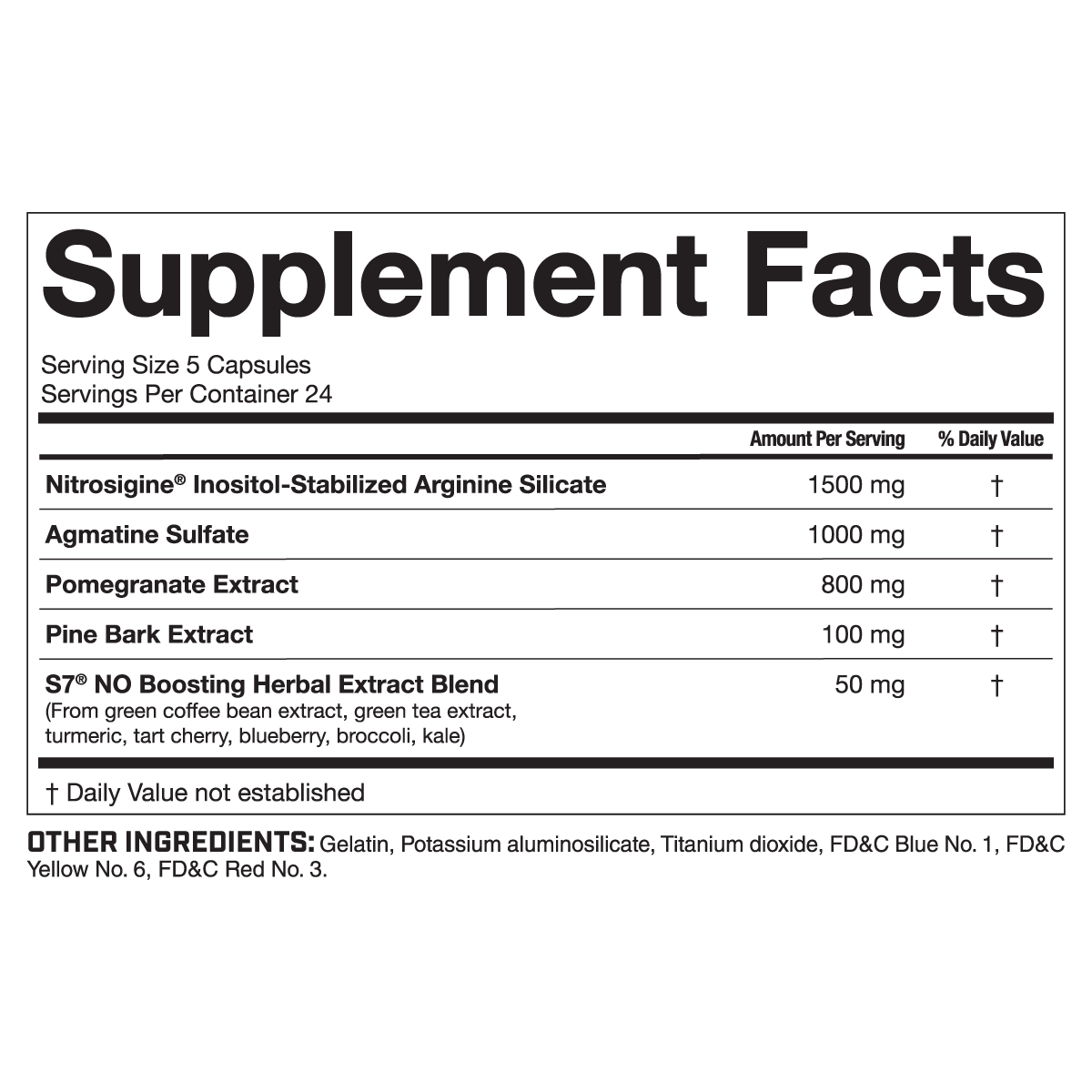 Magnum Nutraceuticals VOLUME Pump Intensifier 120 Capsules - Image 2