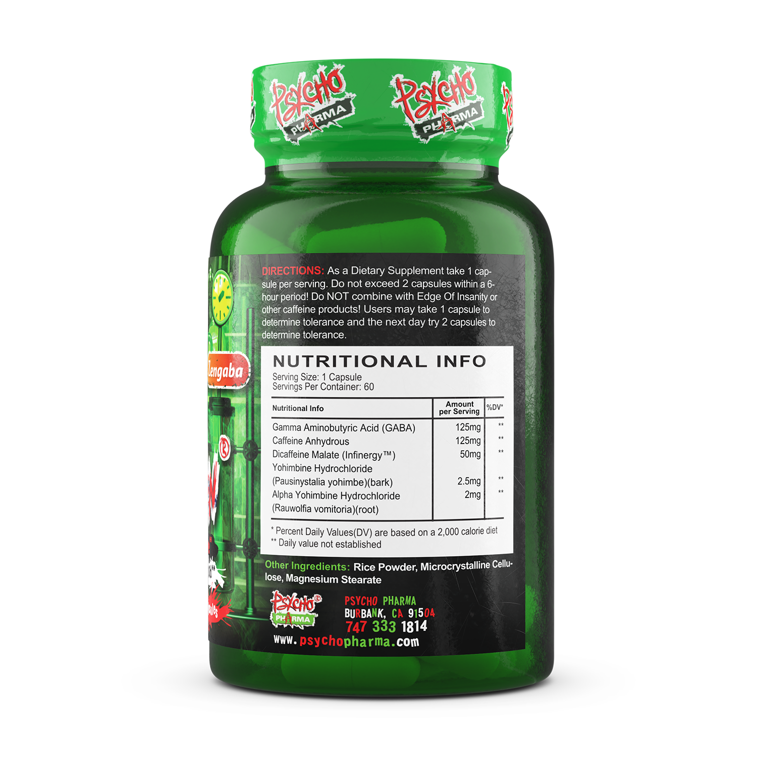 FBD GABA 2025 Supplement Facts