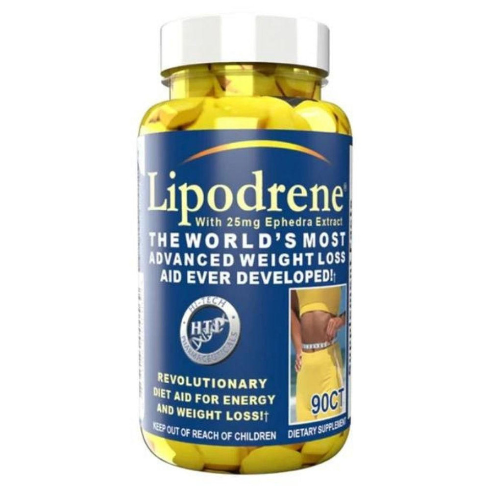 Hi-Tech Pharmaceuticals Lipodrene Ephedra 90ct. Bottle Weight Loss