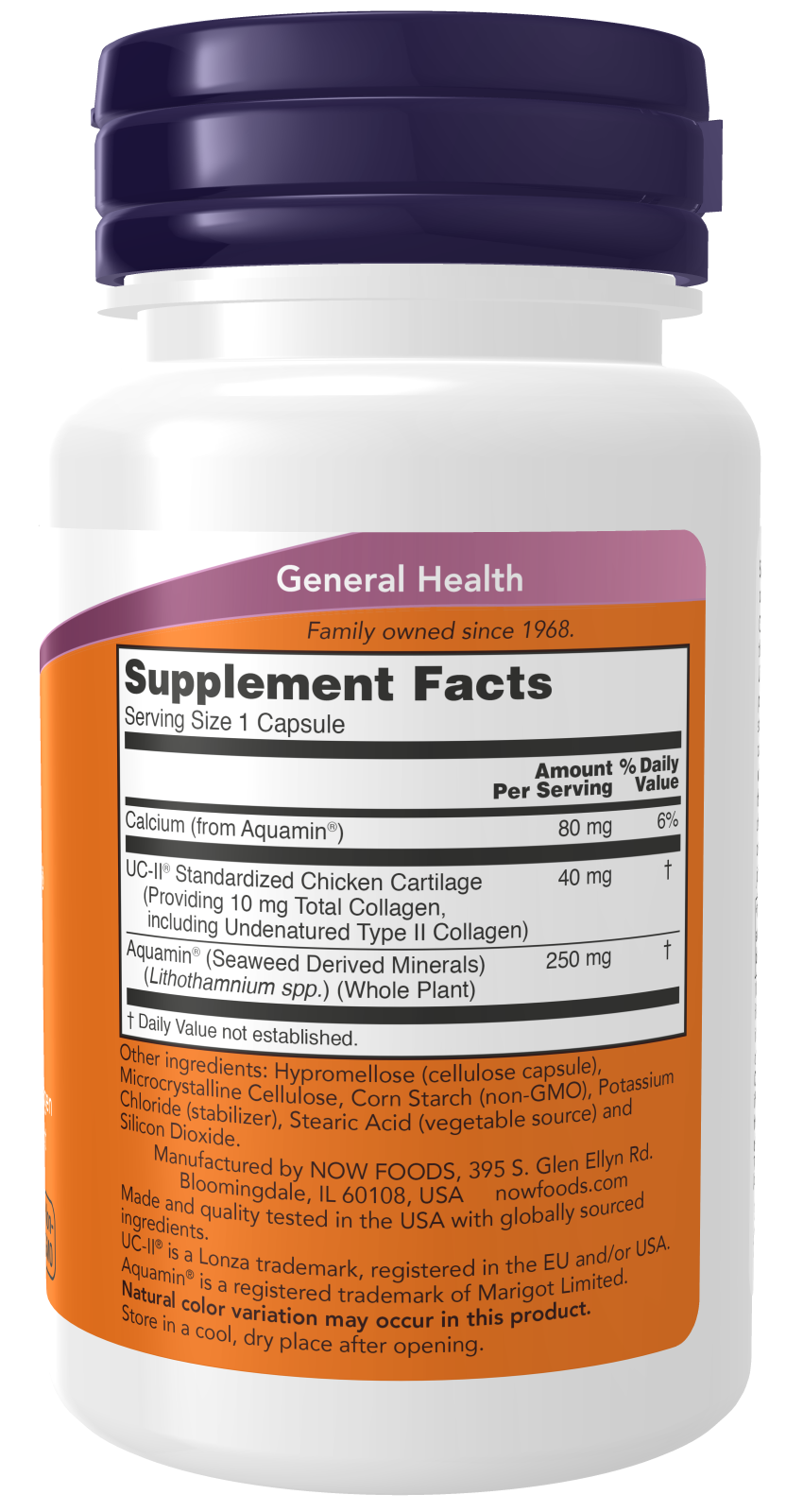 NOW Foods UC-II® Type II Collagen 60 or 120 Capsules - Image 3