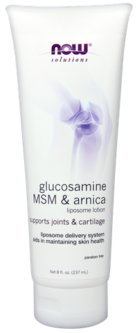 NOW Foods Glucosamine, MSM & Arnica Liposome Lotion - 8 oz