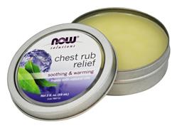 NOW Chest Rub Relief With Camphor Menthol & Eucalyptus Provides ...