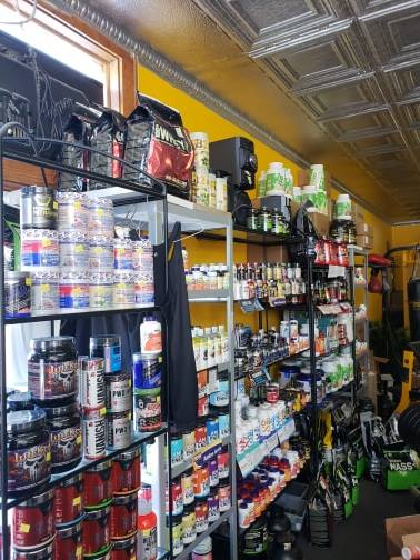 shelves of supplements