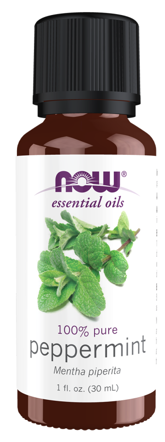 NOW Foods Peppermint Oil 100% Pure 1oz, 4oz & 16oz Bottle
