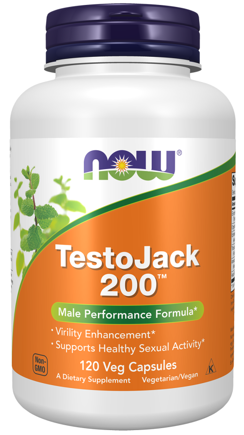 NOW Foods TestoJack 200 60 & 120 Caps - Image 3