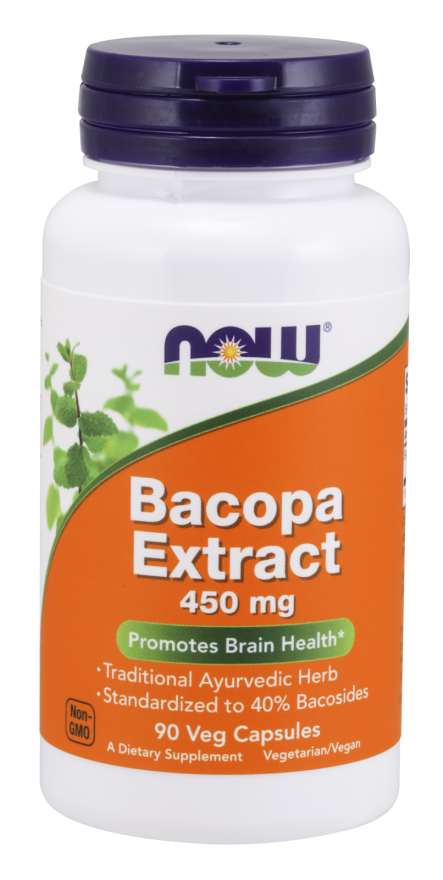 NOW Foods Bacopa Extract 450mg 90 Caps