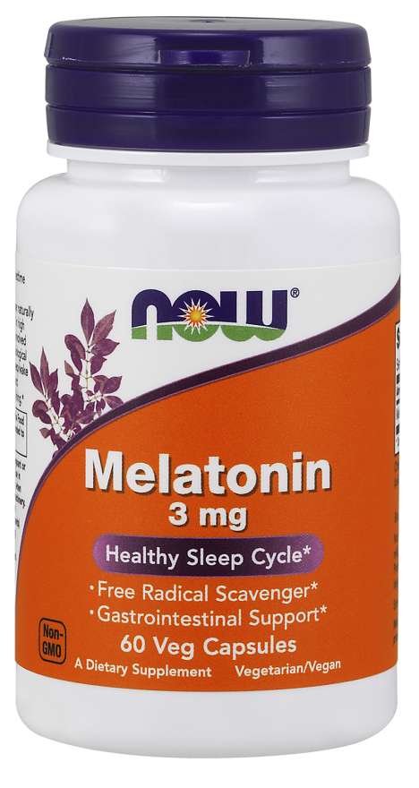 NOW Foods Melatonin 3mg 60 Caps