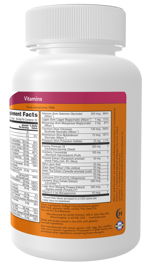 NOW Foods Eve™ Women's Multi-Vitamin 90 or 180 Softgels - Image 4