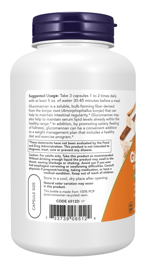 NOW Foods Glucomannan 8oz. Powder - Image 3