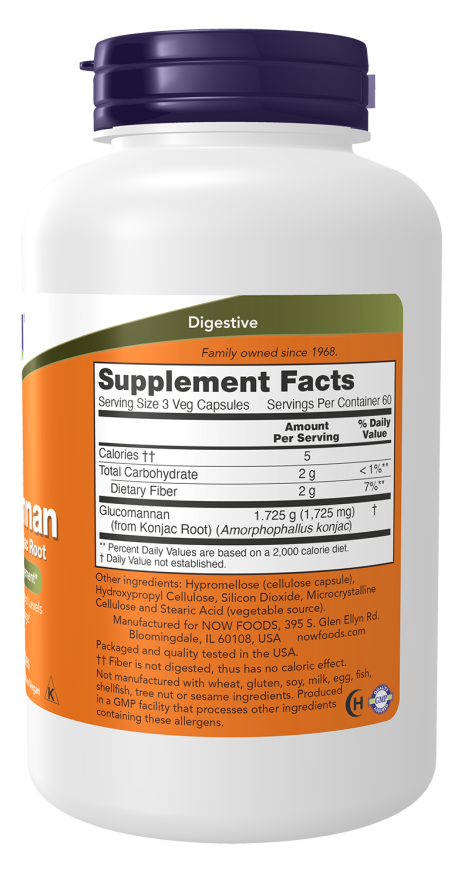 NOW Foods Glucomannan 8oz. Powder - Image 2