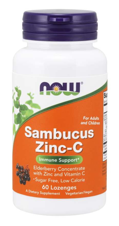 NOW Foods Sambucus Zinc-C Lozenges
