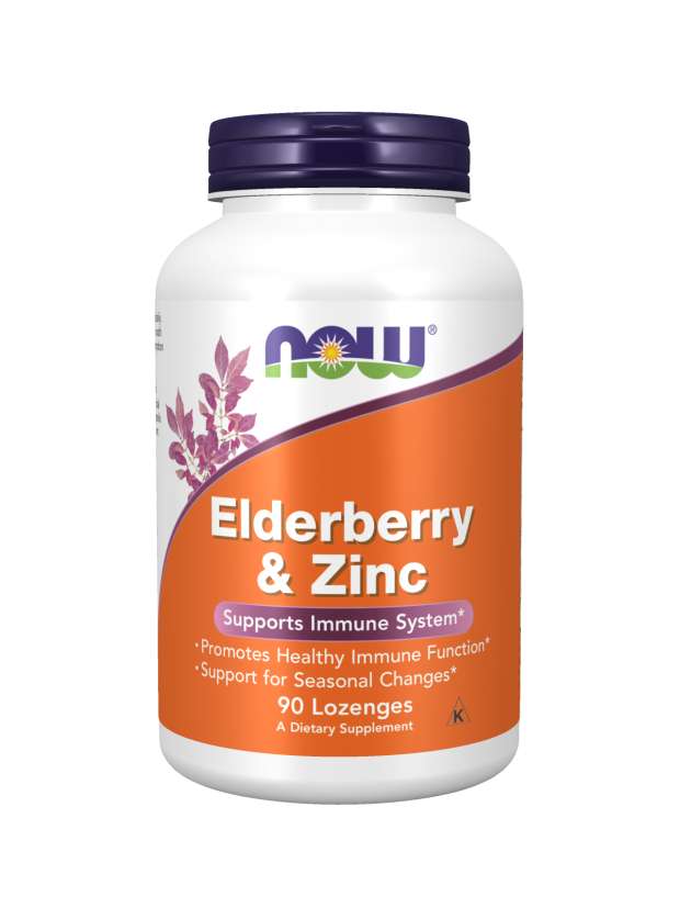 NOW Foods Elderberry & Zinc Lozenges 90 GoldenTrainer Performance