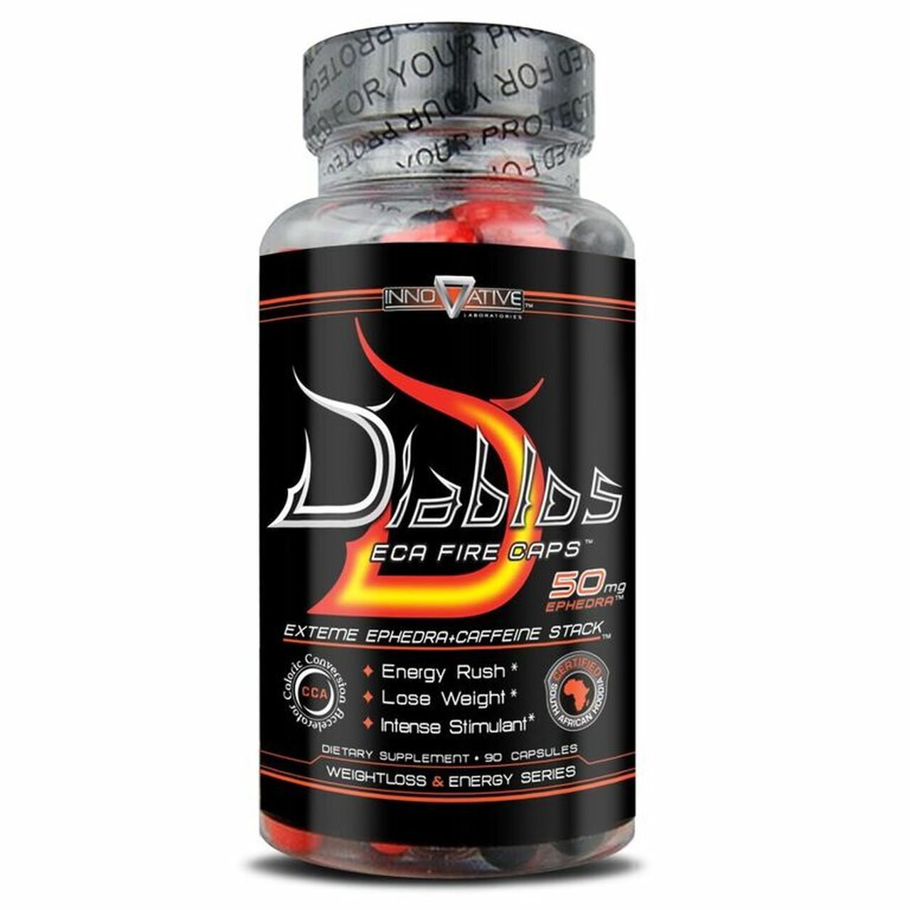 Innovative Labs Diablos ECA Fire Ephedra Caps 90 Caps