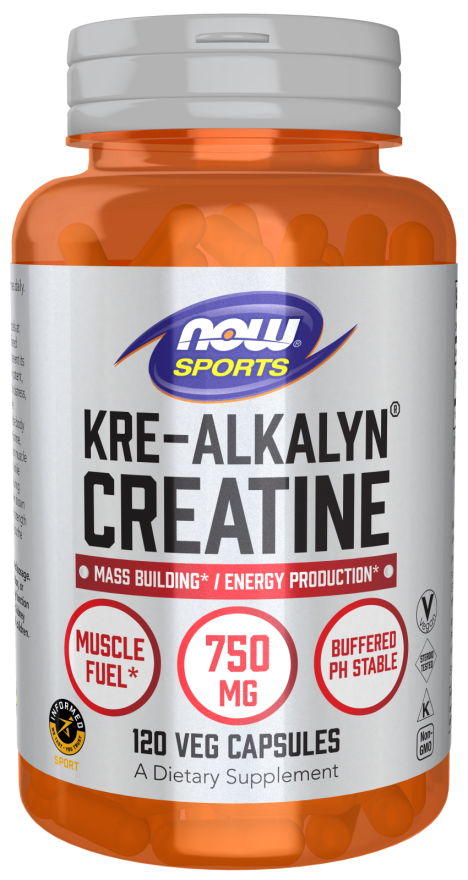 NOW Foods Kre-Alkalyn Creatine Monohydrate - 120 & 240 Veg Caps