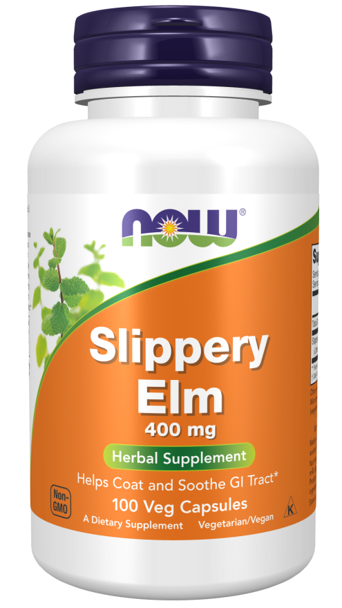 NOW Foods Slippery Elm 100 Veg Caps