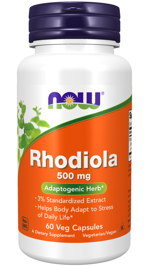 NOW Foods Rhodiola 500mg 60 Veg Caps