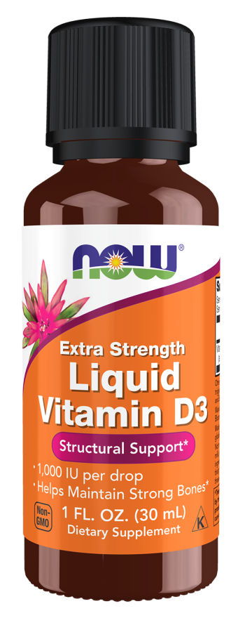 NOW Foods Liquid Vitamin D3, Extra Strength 1 fl oz.