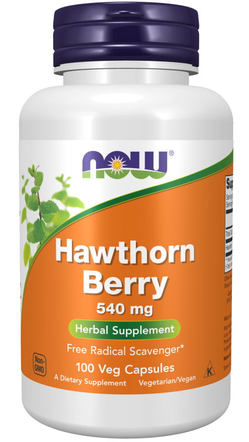 NOW Foods Hawthorn Berry 100 caps 540mg