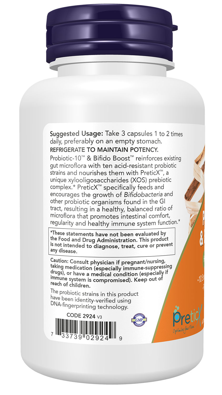 2924 v3 Left Probiotic 10 & Bifido Boost