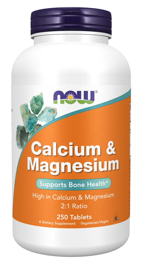 NOW Foods Calcium Magnesium 2:1 Ratio 250 Tabs