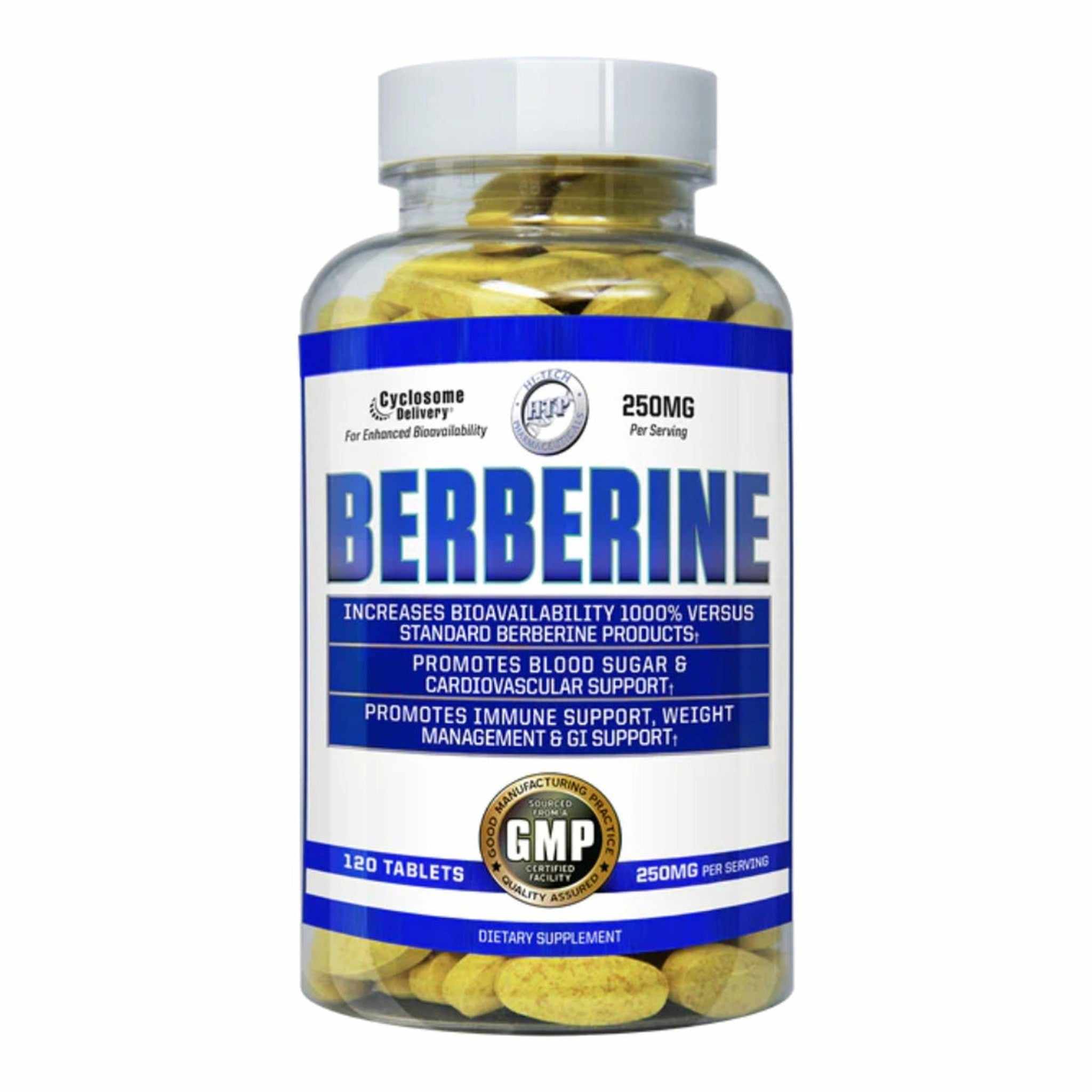 Hi-Tech Pharmaceuticals Berberine 120ct Tablets