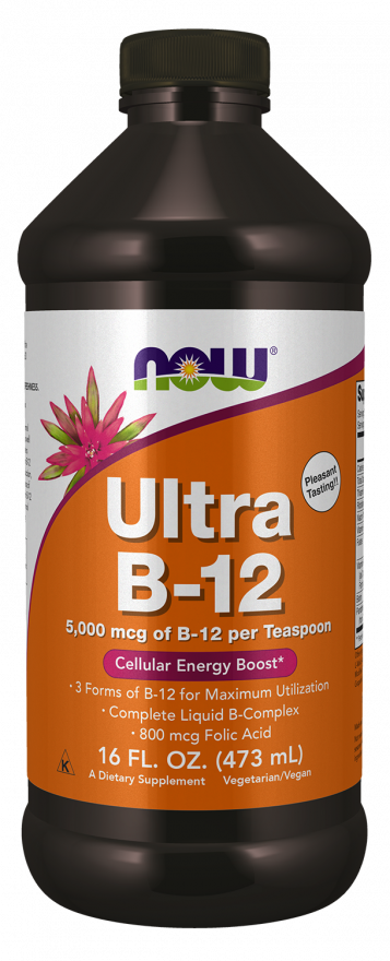 NOW Foods Ultra B-12 Liquid 16oz. Bottle