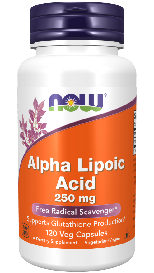 NOW Foods Alpha Lipoic Acid 250 mg 120 Veg Capsules