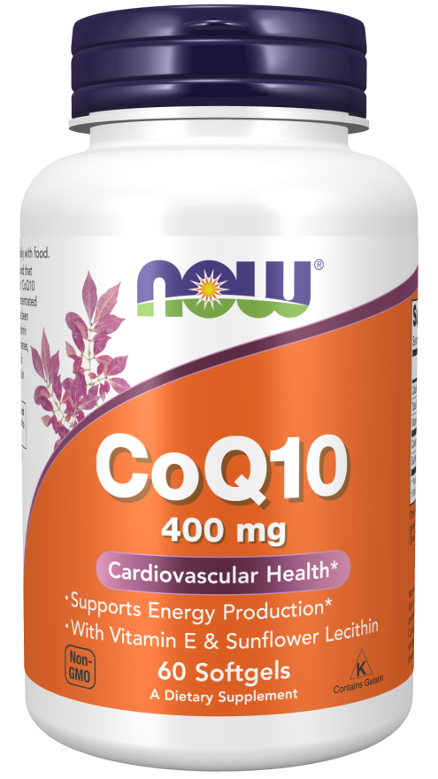 NOW Foods CoQ10 400mg 60 Softgels