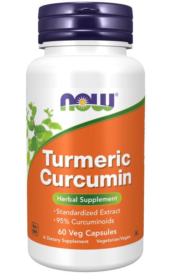 NOW Foods Turmeric Curcumin 60 & 120 Veg Capsules