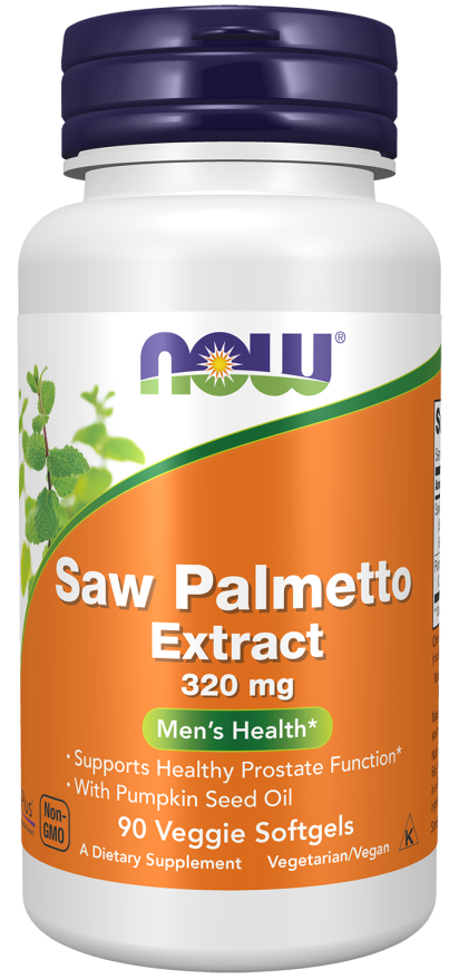 NOW Foods Saw Palmetto 320mg 90 Veggie Gels