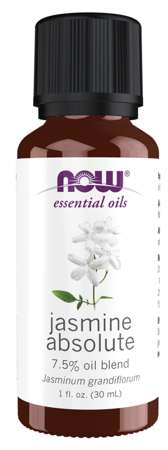 NOW Foods Jasmine Absolute 7.5% Oil Blend 1oz
