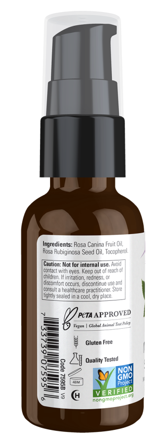 NOW Foods Rosehip Seed Oil 1oz & 4oz Bottles - Image 2