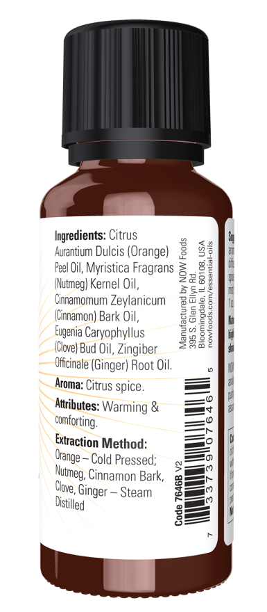 NOW Foods Spiced Cider Oil Blend 1oz - Image 2