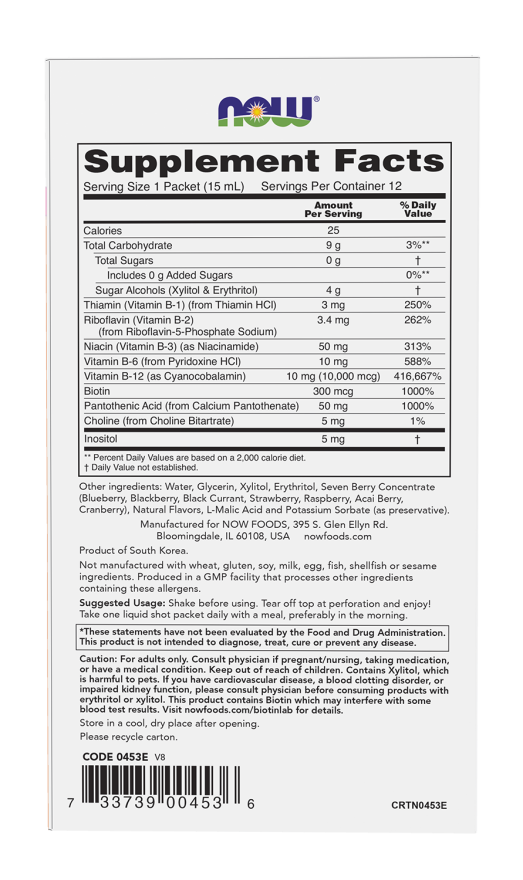 NOW Foods Vitamin B-12 10,000 mcg Shots - Image 2