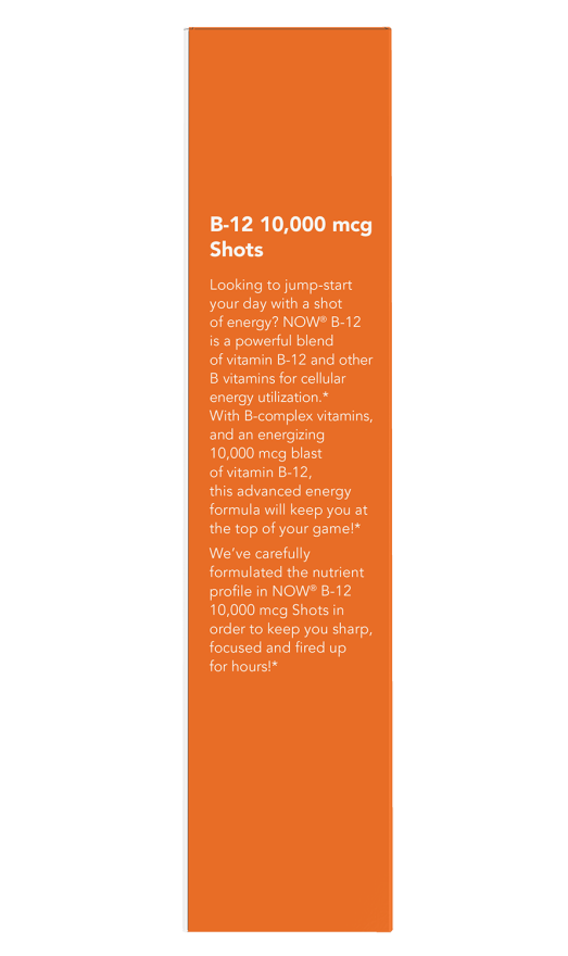 NOW Foods Vitamin B-12 10,000 mcg Shots - Image 4