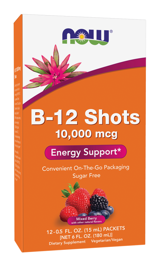 NOW Foods Vitamin B-12 10,000 mcg Shots