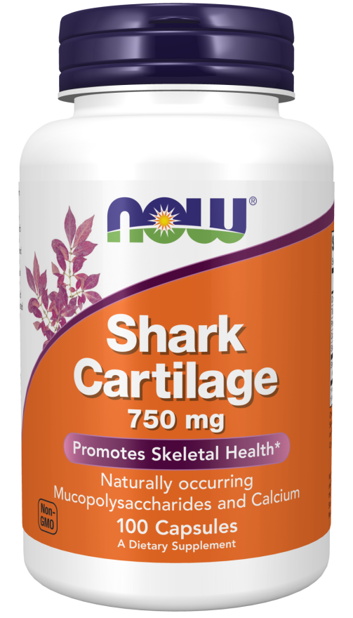 NOW Foods Shark Cartilage 750 mg 100 Capsules