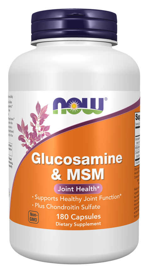 NOW Foods Glucosamine & MSM 180 Caps