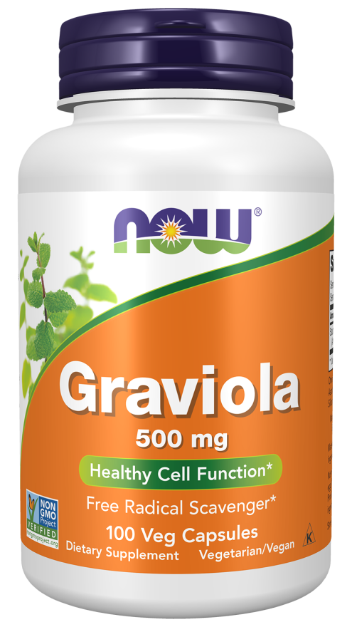 NOW Foods Graviola 500 mg Veg 100 Capsules
