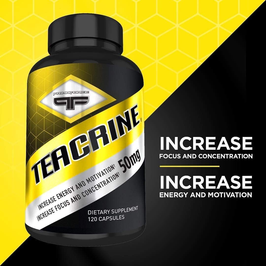 PrimaForce Teacrine 120 Capsules (Discontinued Product) IN STOCK!